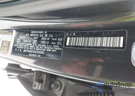 2025 Kia K4 Ex z USA, uszkodzony, nr VIN 3KPFU4DE9SE030006